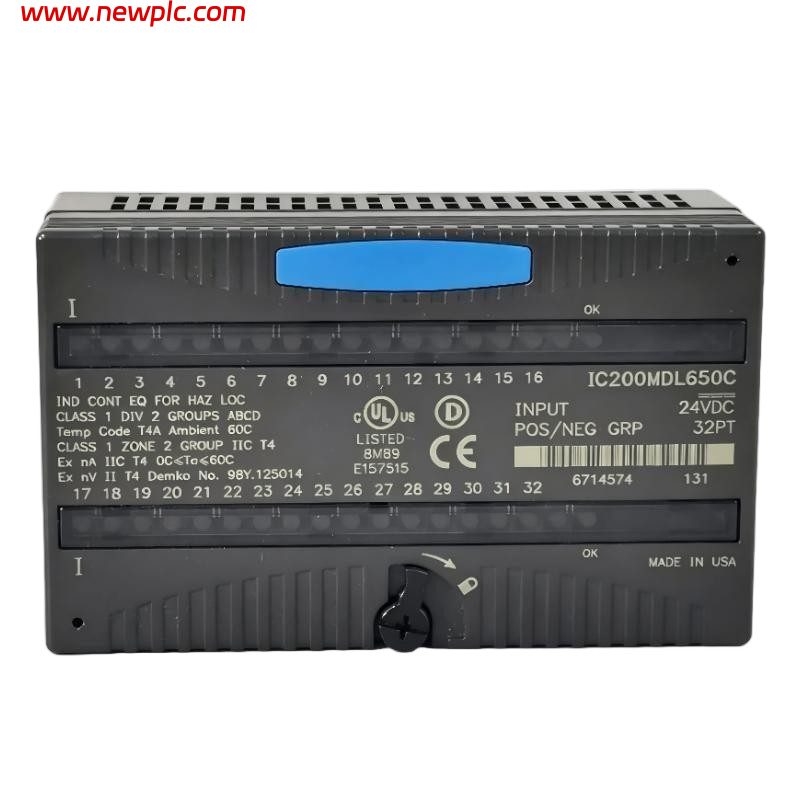 GE IC200MDL650C Discrete Input Module
