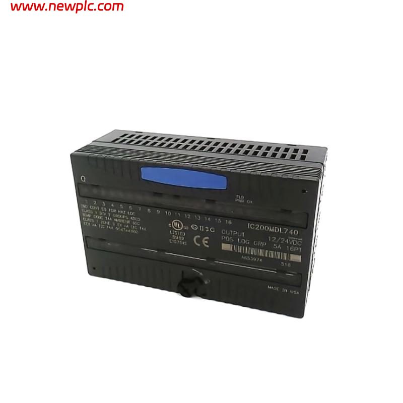 GE IC200MDL740B Discrete DC Output Module