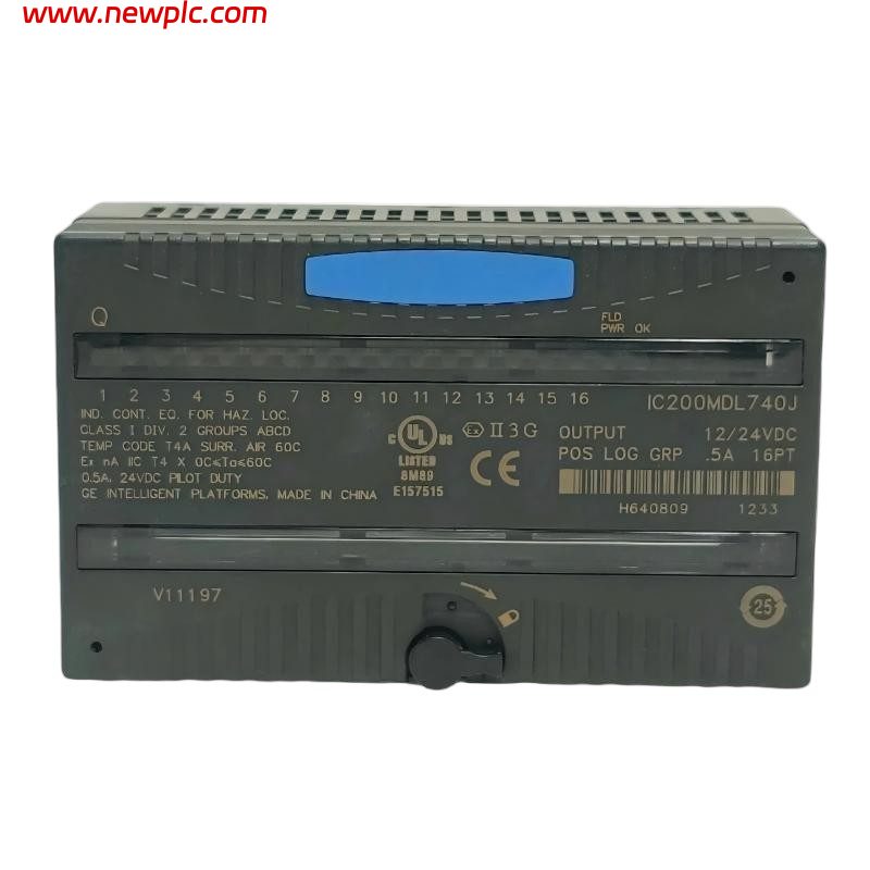 GE IC200MDL740J Discrete Output Module