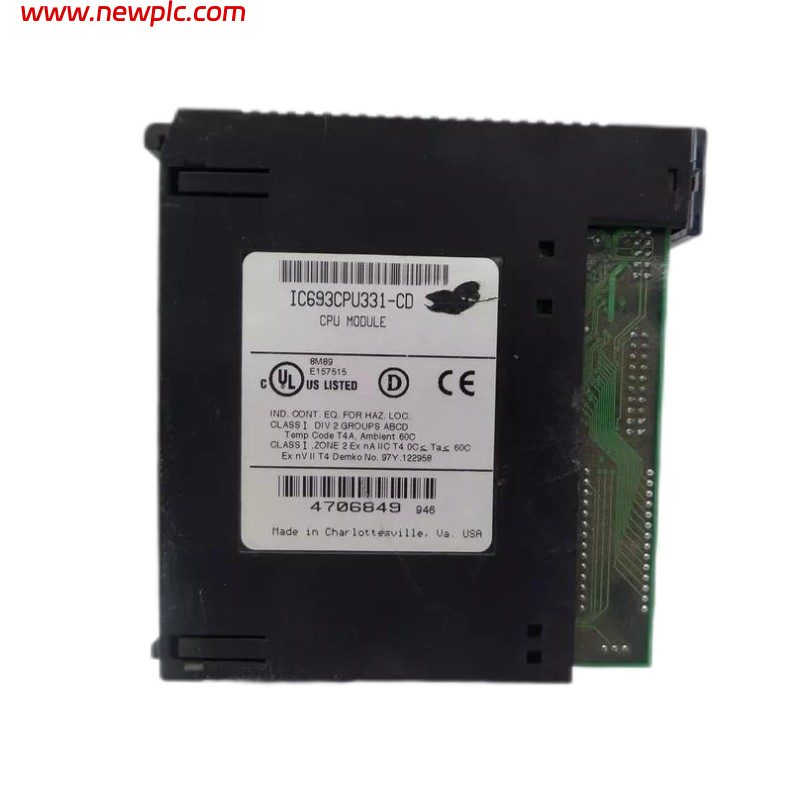 GE IC693CPU331-CD CPU Module GE IC693CPU331-CD CPU Module