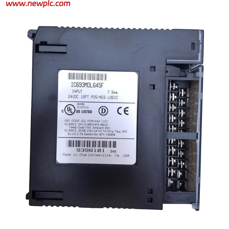 GE IC693MDL645F Discrete Input Module GE IC693MDL645F Discrete Input Module