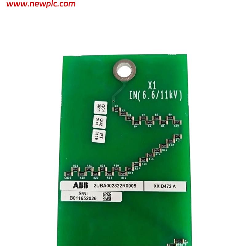 ABB XX D472 A 2UBA002322R0008 High Voltage Resistor Printed Circuit Board Assembly ABB XX D472 A 2UBA002322R0008 High Voltage Resistor Printed Circuit Board Assembly