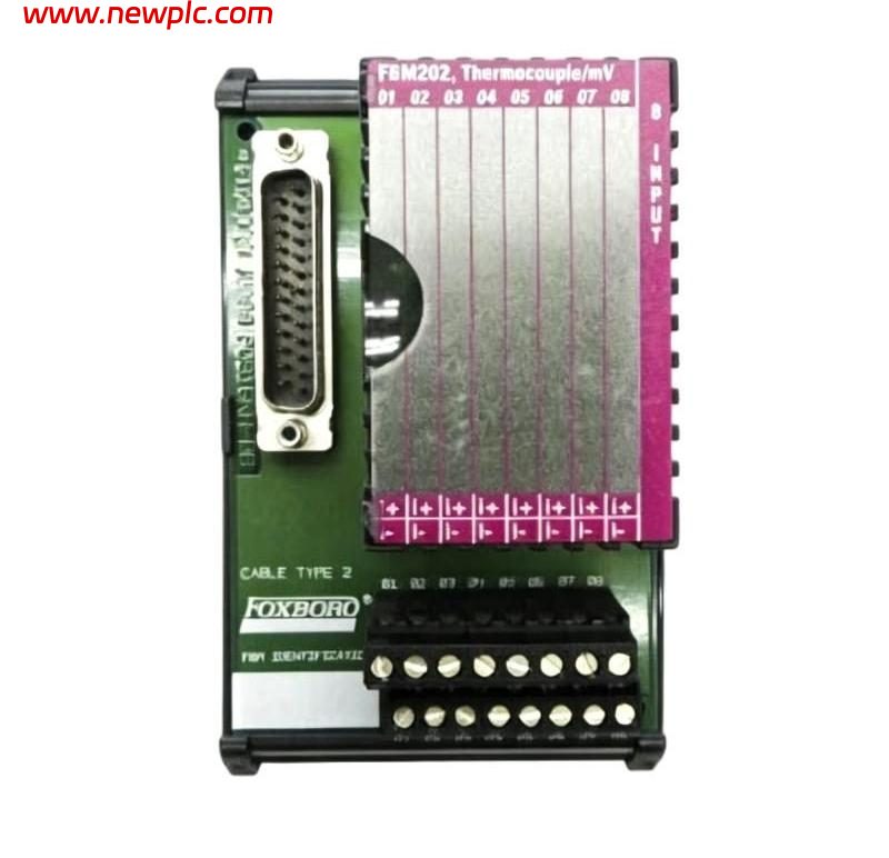 Foxboro FBM202 RH916XH Thermocouple/mV Input Field Terminal Assembly