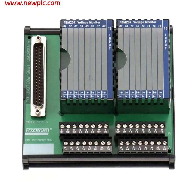 Foxboro FBM207 P0916AL Voltage Monitor Input Field Terminal Assembly