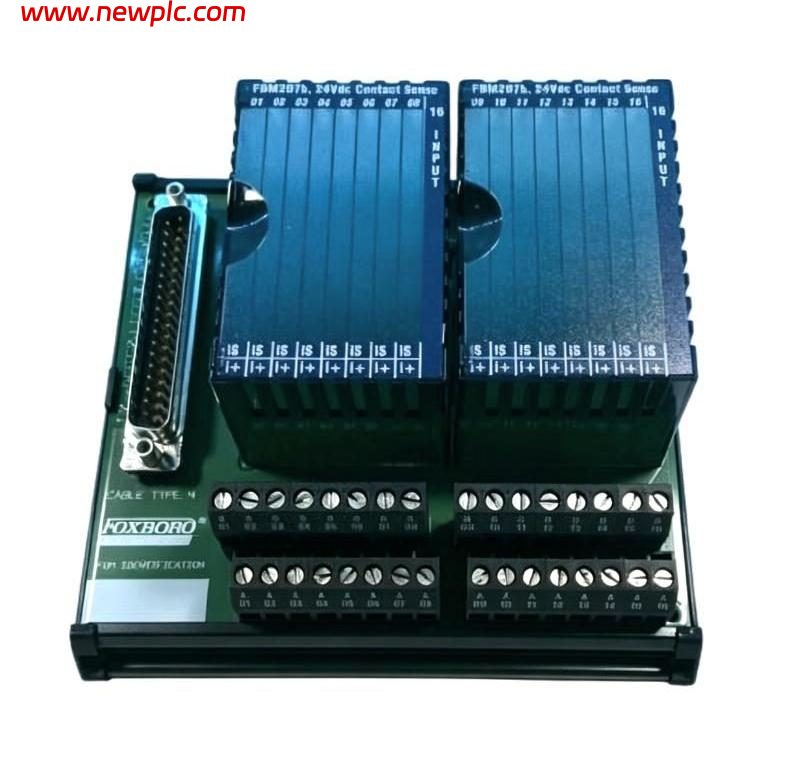 Foxboro FBM207b P0916JS Contact Sense Input Interface Module / Termination Assembly