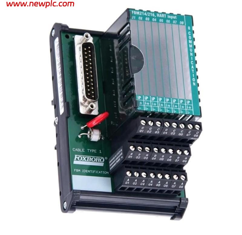 Foxboro FBM216 P0916BX HART Communication Input Interface Module / Termination Assembly Foxboro FBM216 P0916BX HART Communication Input Interface Module / Termination Assembly
