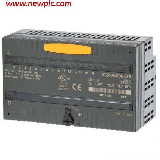 GE IC200MDD841-GF VersaMax Mixed Discrete / High-Speed Counter Module GE IC200MDD841-GF VersaMax Mixed Discrete / High-Speed Counter Module