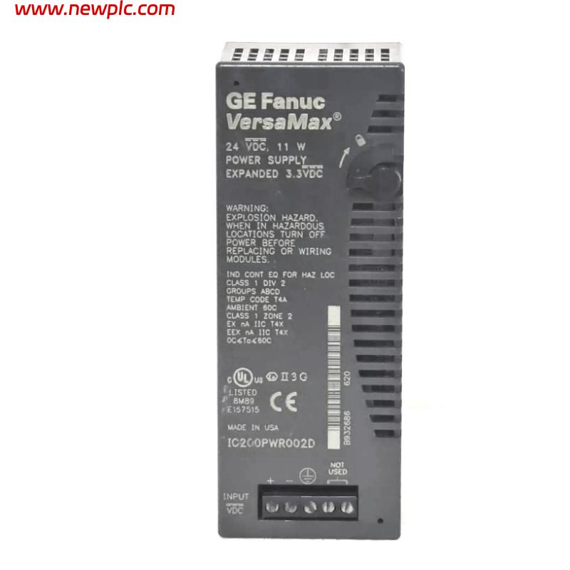 GE IC200PWR002E Expanded DC Power Supply Module GE IC200PWR002E Expanded DC Power Supply Module