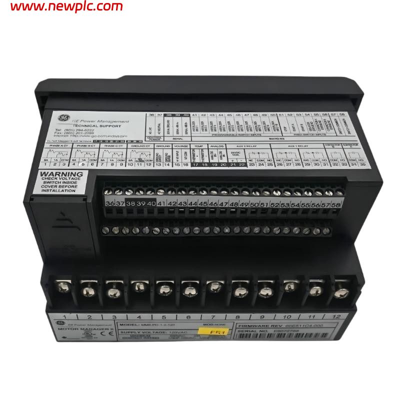 GE MMII-PD-1-2-120 Motor Management / Protection Relay GE MMII-PD-1-2-120 Motor Management / Protection Relay