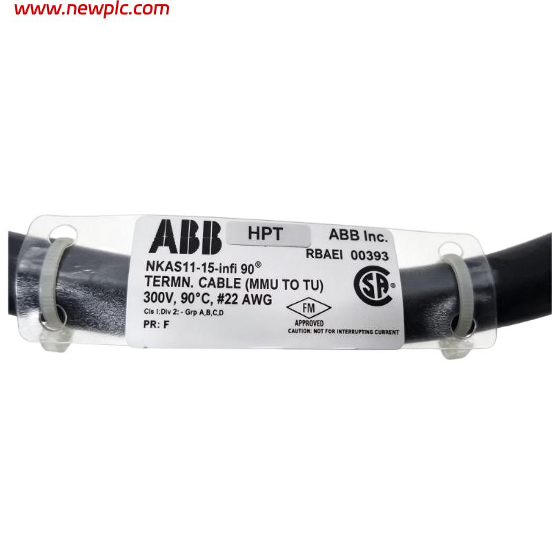ABB Bailey NKAS11-15 Analog Slave Termination Unit Cable ABB Bailey NKAS11-15 Analog Slave Termination Unit Cable