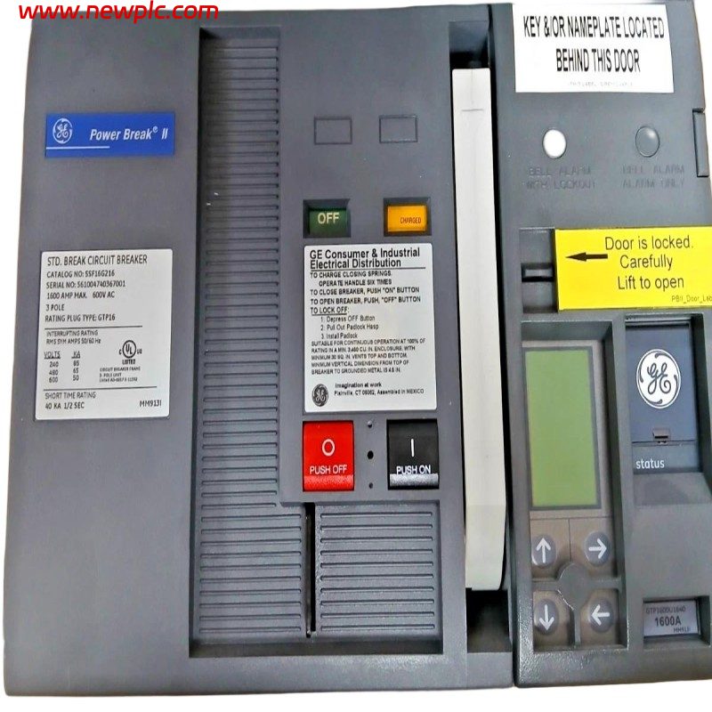 GE SSF16G216 Insulated Case Circuit Breaker (ICCB)