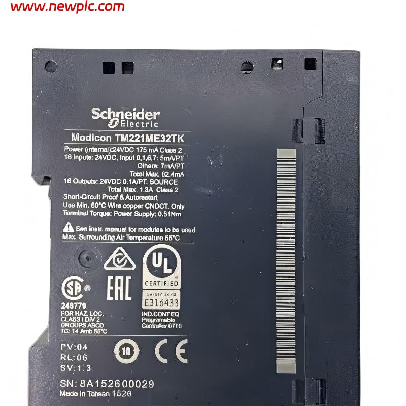 Schneider TM221M32TK Compact Logic Controller / PLC