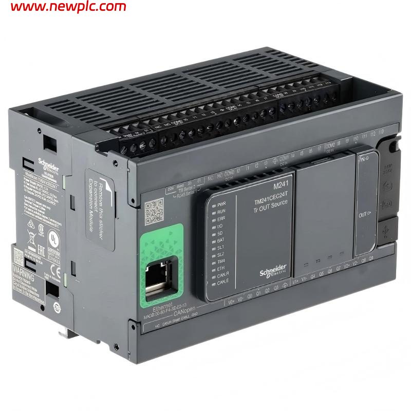 Schneider TM241CEC24R Compact Logic Controller / PLC