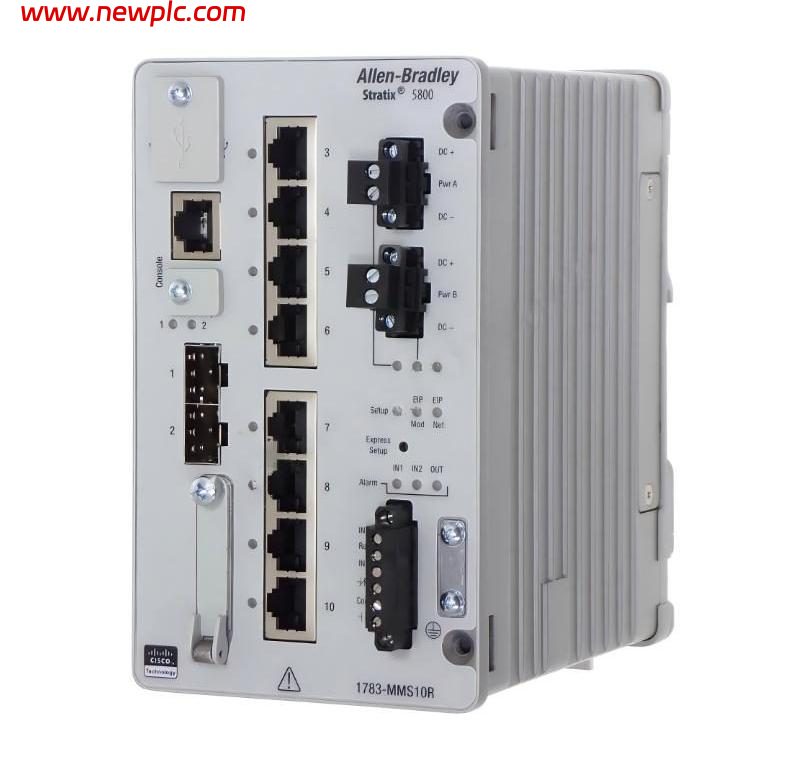 Allen Bradley 1783-MMS10R Stratix 5800 Managed Ethernet Switch Allen Bradley 1783-MMS10R Stratix 5800 Managed Ethernet Switch
