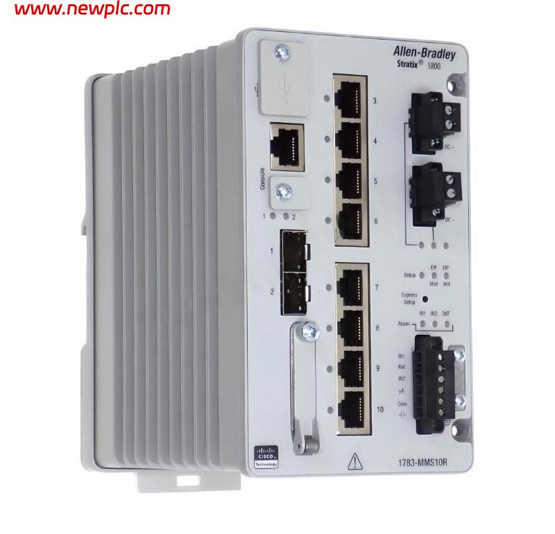 Allen Bradley 1783-MMS10R Stratix 5800 Managed Ethernet Switch Allen Bradley 1783-MMS10R Stratix 5800 Managed Ethernet Switch