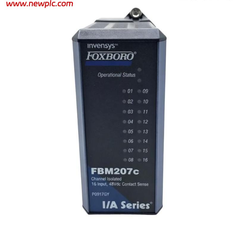 Foxboro FBM207c P0917GY Voltage Monitor / Contact Sense Input Module Foxboro FBM207c P0917GY Voltage Monitor / Contact Sense Input Module