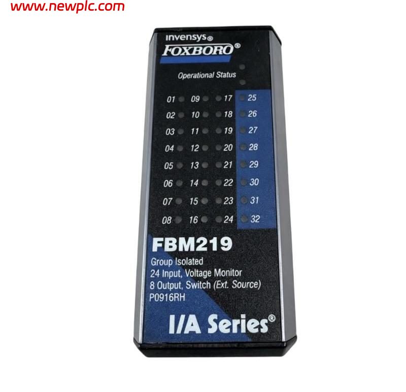 Foxboro FBM219 P0916RH Group-Isolated Discrete I/O Interface Module Foxboro FBM219 P0916RH Group-Isolated Discrete I/O Interface Module