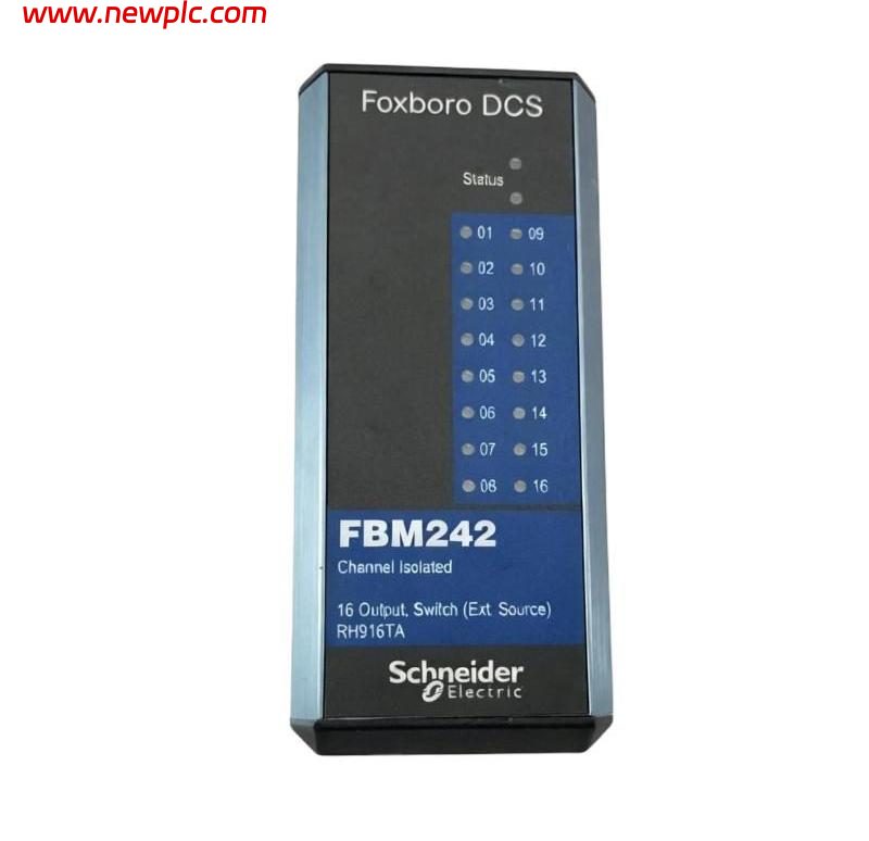 Foxboro FBM242 RH916TA Externally Sourced Discrete Output Module