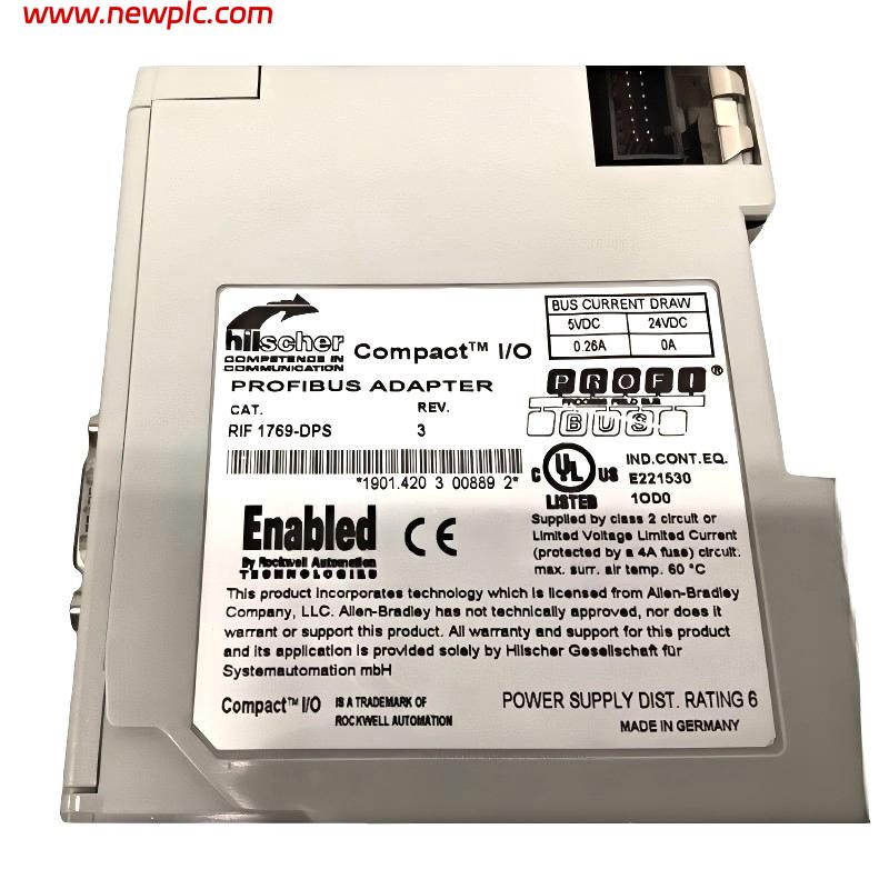 Allen Bradley 1769-DPS PROFIBUS-DP Slave Communication Module Allen Bradley 1769-DPS PROFIBUS-DP Slave Communication Module
