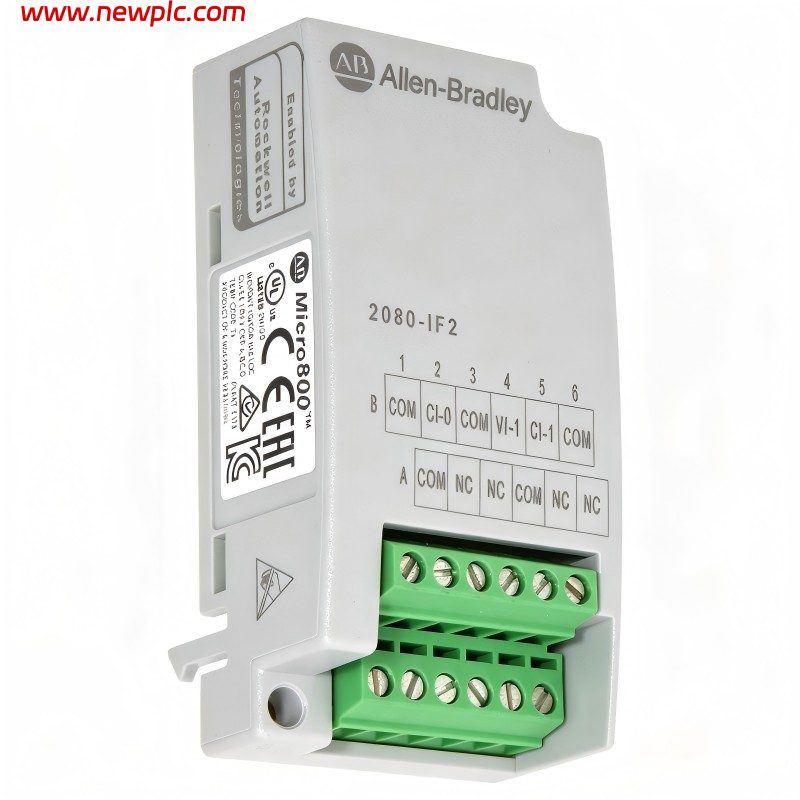 Allen Bradley 2080-IF2 Micro800 2-Point Analog Input Plug-In Module Allen Bradley 2080-IF2 Micro800 2-Point Analog Input Plug-In Module