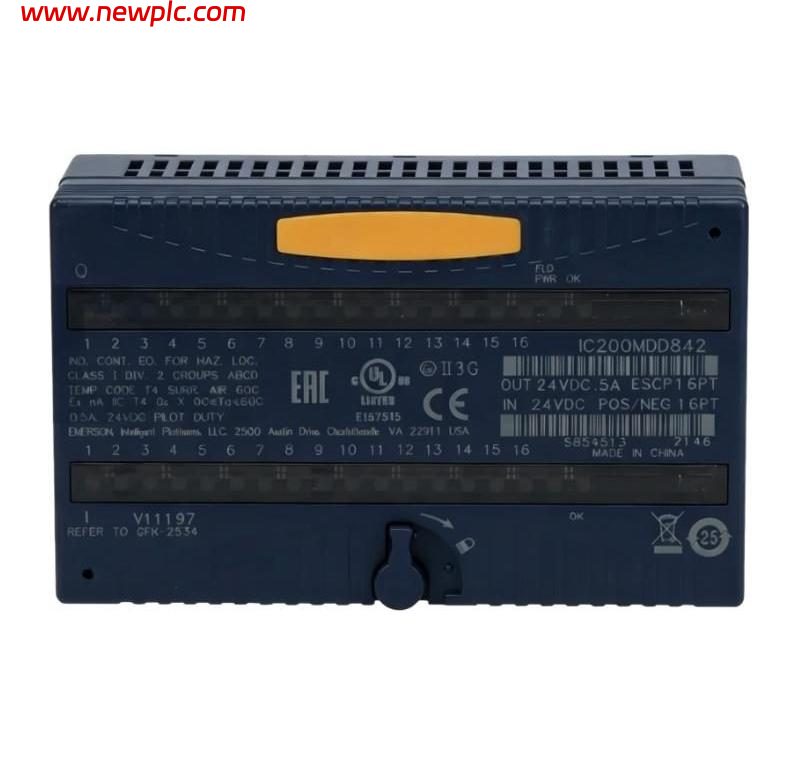 GE IC200MDD842B VersaMax Discrete Mixed I/O Module
